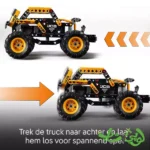 ساختنی لگو تکنیک ماشین عقب کش دیگاترون مانستر جم Monster Jam™ DIGatron™ Pull-Back 42199 - Image 5