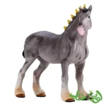 فیگور اسب شایر خاکستری خالدار موجو Shire Horse Dapple Grey 381068 - Image 3
