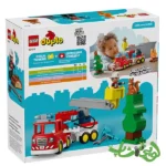 ساختنی لگو داپلو ماشین آتش نشانی با شلنگ و آتش نشان Fire Truck with Hose and Firefighter 10473 - Image 6