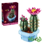 ساختنی لگو گیاه شناسی کاکتوس گلدار Flowering Cactus 11509