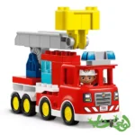 ساختنی لگو داپلو ماشین آتش نشانی با شلنگ و آتش نشان Fire Truck with Hose and Firefighter 10473 - Image 3